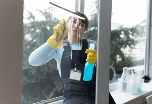 Nettoyage de vitres intérieures et extérieures à Dirinon